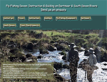 Tablet Screenshot of flyfishingdevon.co.uk